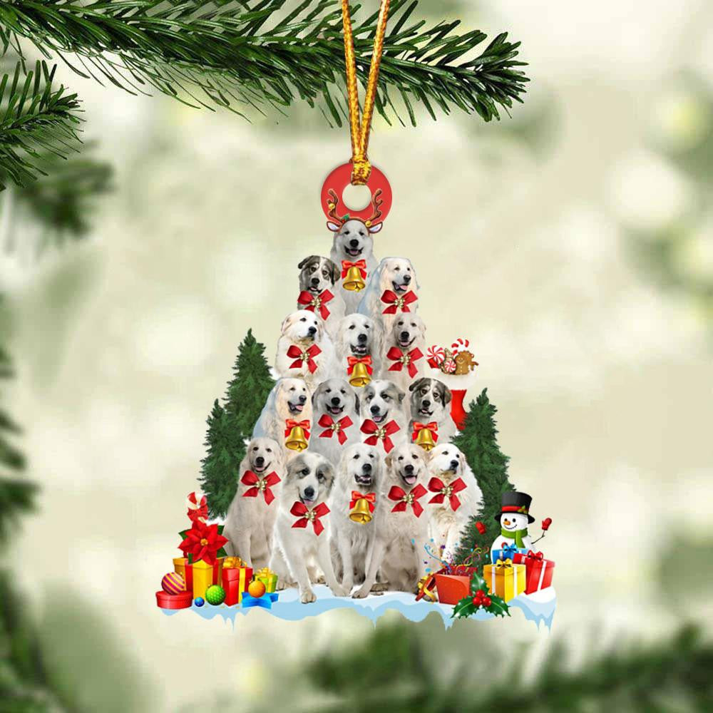 Great Pyrenees Dog Christmas Tree Ornament Dog Gifts Acrylic Ornament Dog Gifts Acrylic Ornament