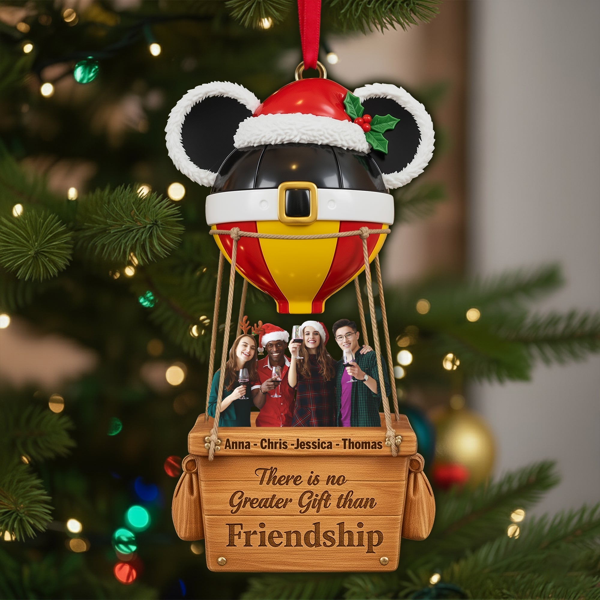 Greatest Friendship Custom Photo Ornament - Personalized Christmas Gifts For Friends - Cute Christmas Tree Gift Idea Greatest Friendship Custom Photo Ornament - Personalized Christmas Gifts For Friends - Cute Christmas Tree Gift Idea