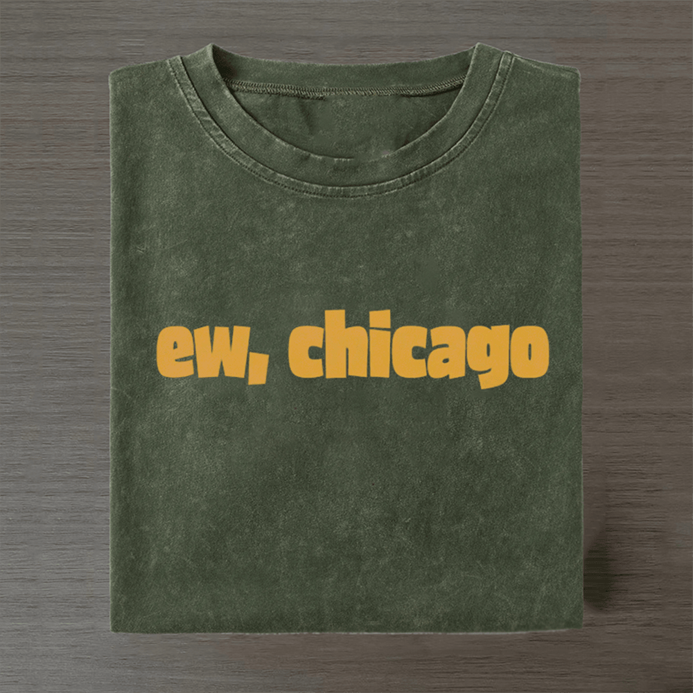 Green Bay Football T-Shirt Ew Chicago Clothes Gifts For Men Who Like Football