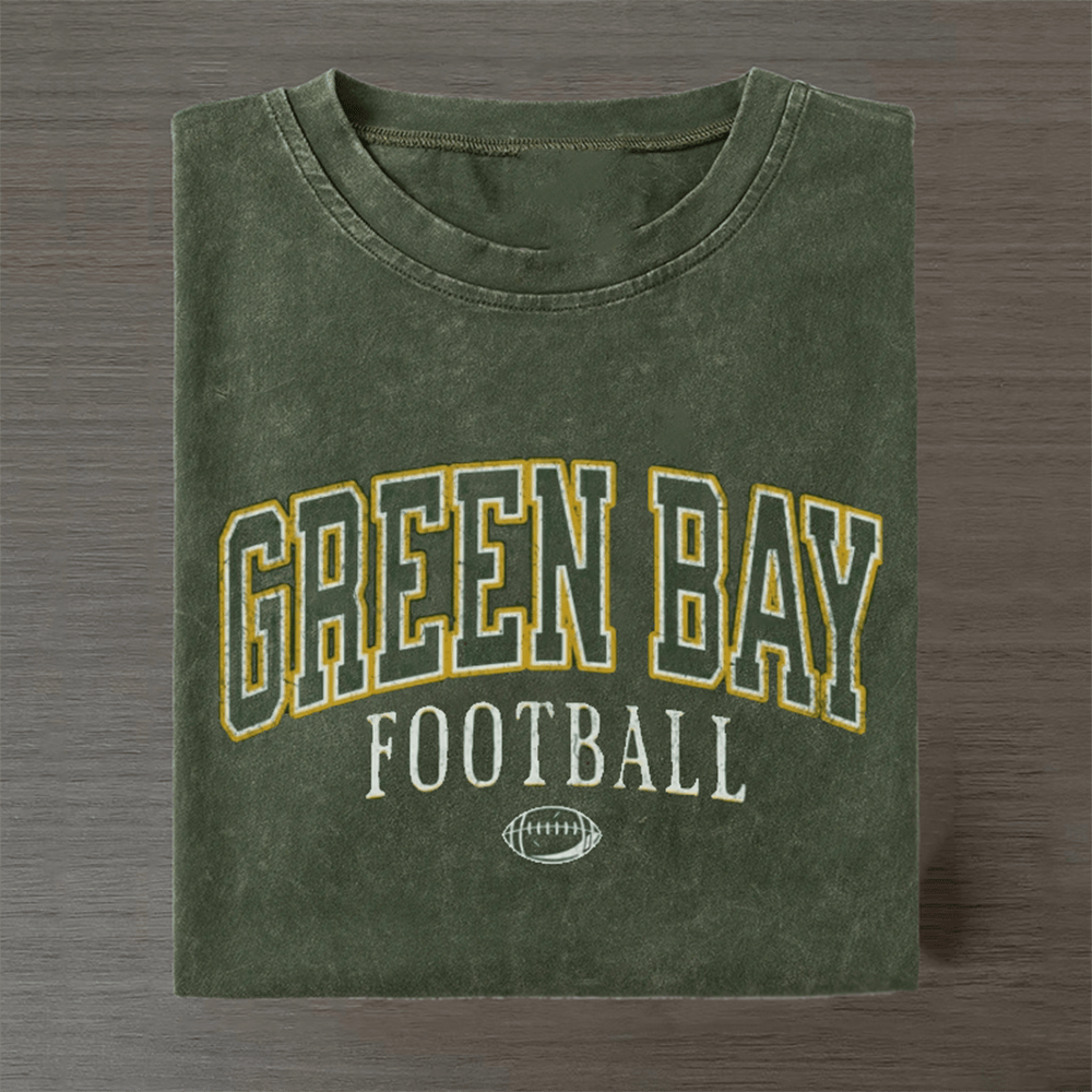 Green Bay Football T-Shirt Game Day Apparel Gift Ideas For Football Players