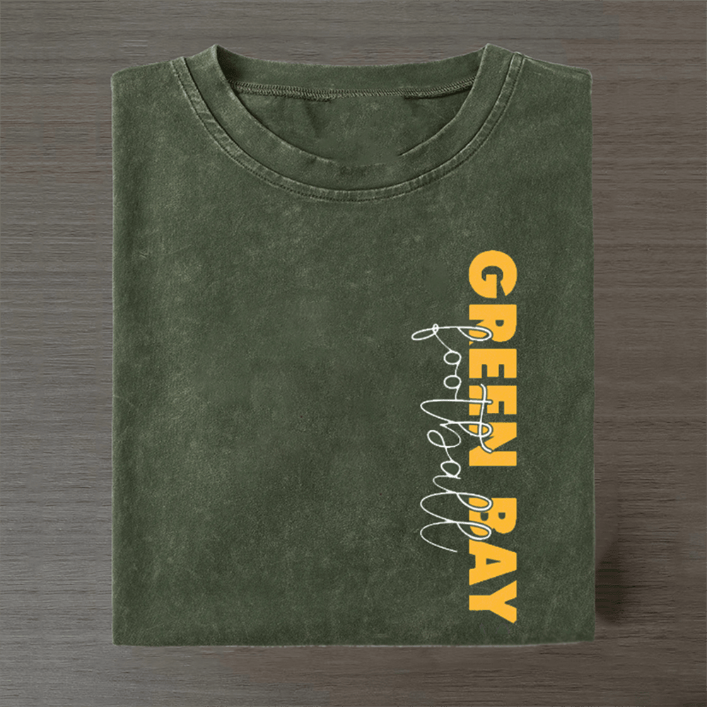 Green Bay Football T-Shirt Game Day Apparel Unique Gift Ideas For Football Lovers