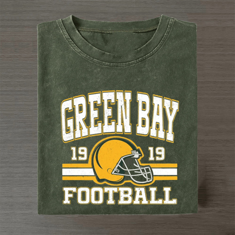 Green Bay Football T-Shirt Game Day Apparel Unique Gift Ideas For Senior Football Players