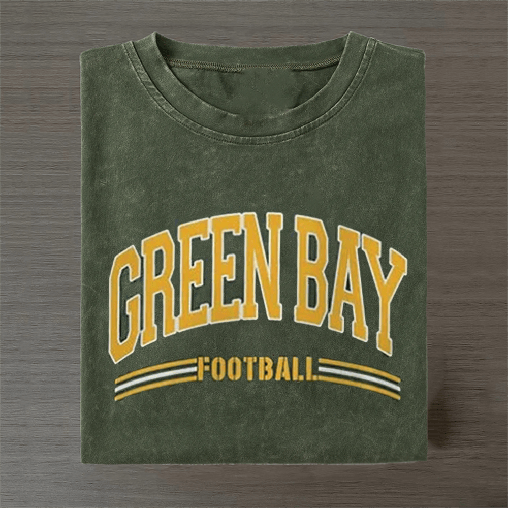 Green Bay Football T-Shirt Game Day Clothes Senior Football Player Gift Ideas