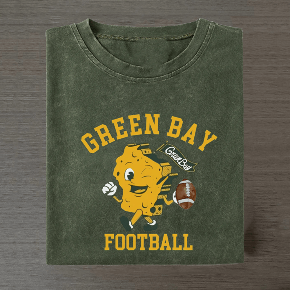 Green Bay Football T-Shirt Game Day Clothing Gift For Football Player Boyfriend