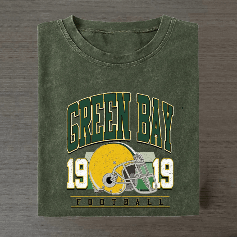 Green Bay Football T-Shirt Game Day Clothing Gift Ideas For Football Fan