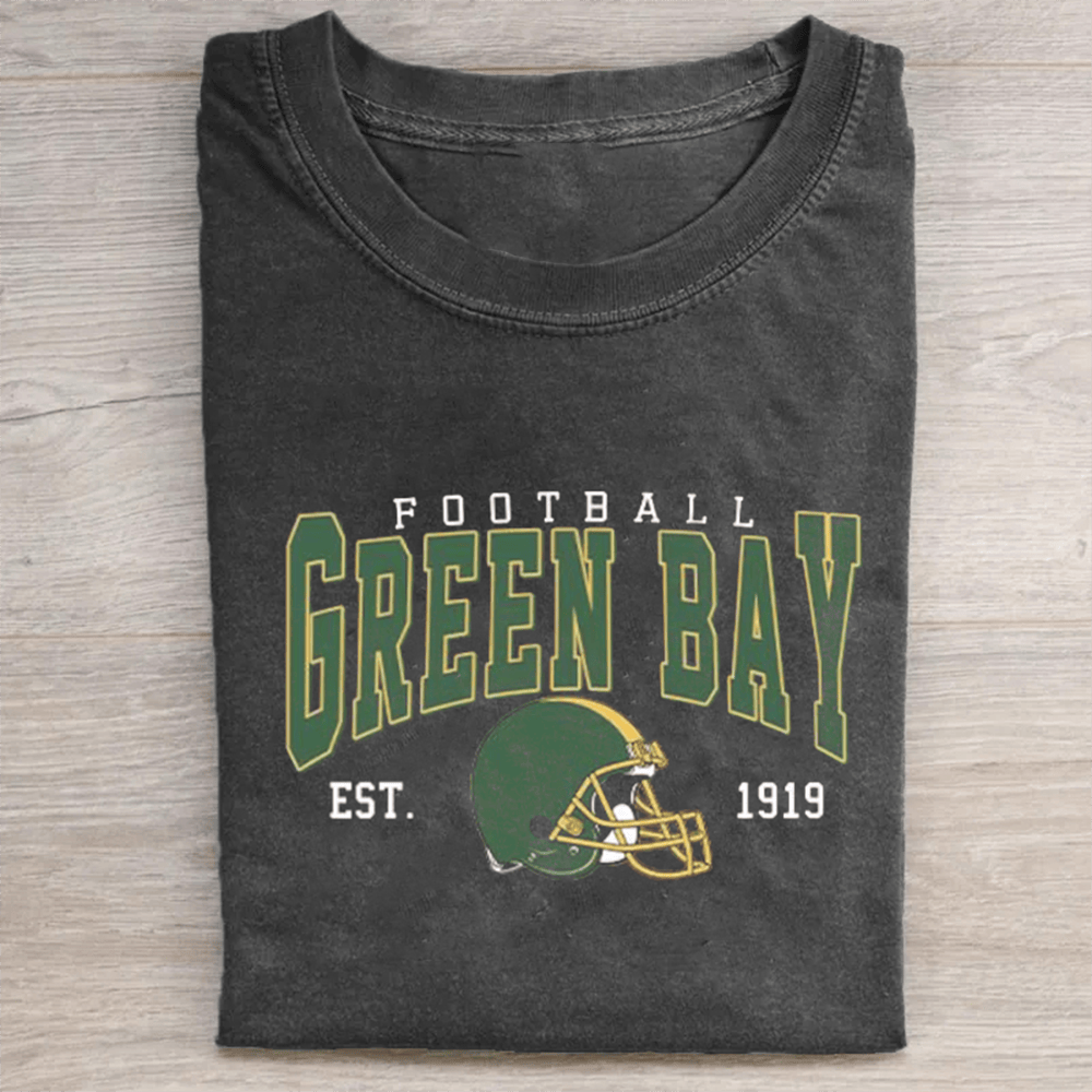 Green Bay Football T-Shirt Game Day Clothing Unique Gift Ideas For Football Lovers