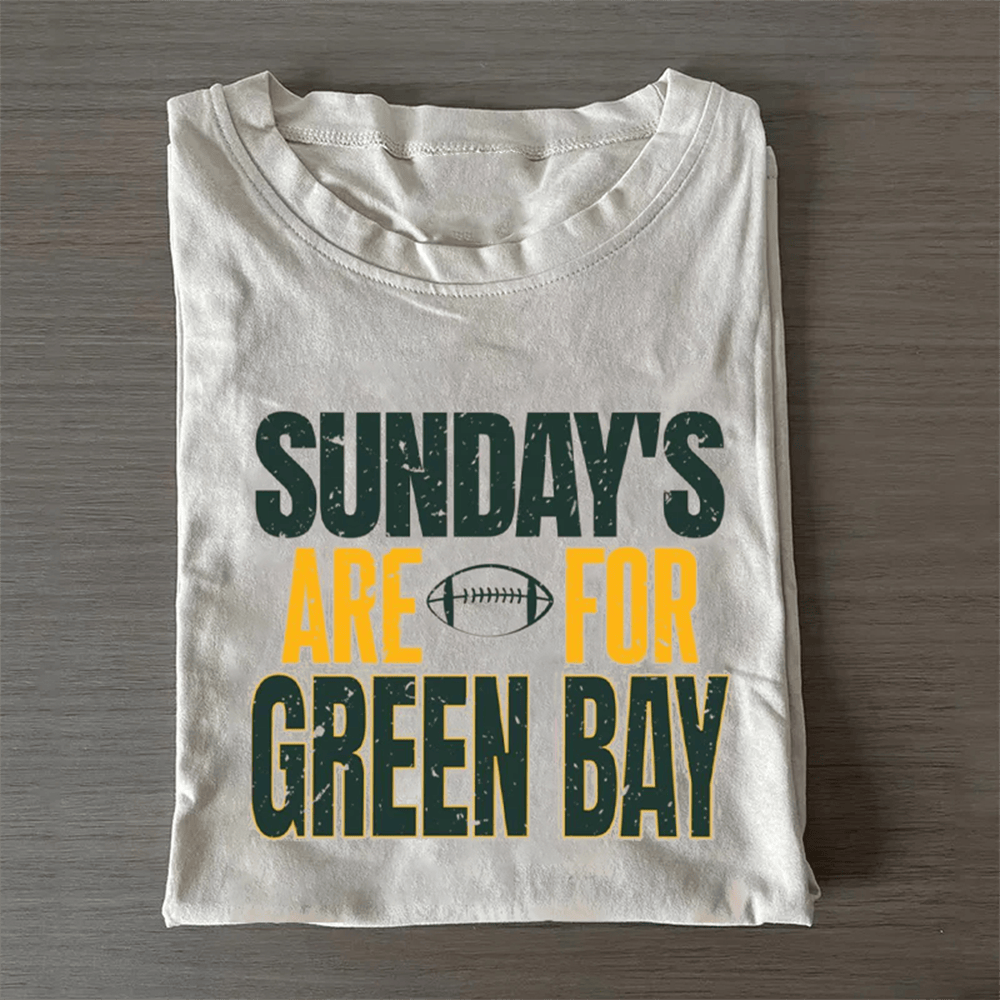 Green Bay Football T-Shirt Sun Day Are For Green Bay Clothing Best Gift For Brother