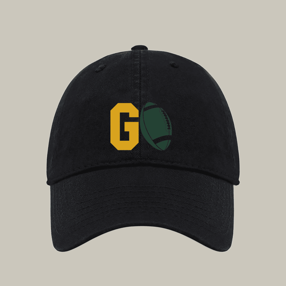 Green Bay Packers Football Hat Green Bay Packers Baseball Cap Game Day Gear