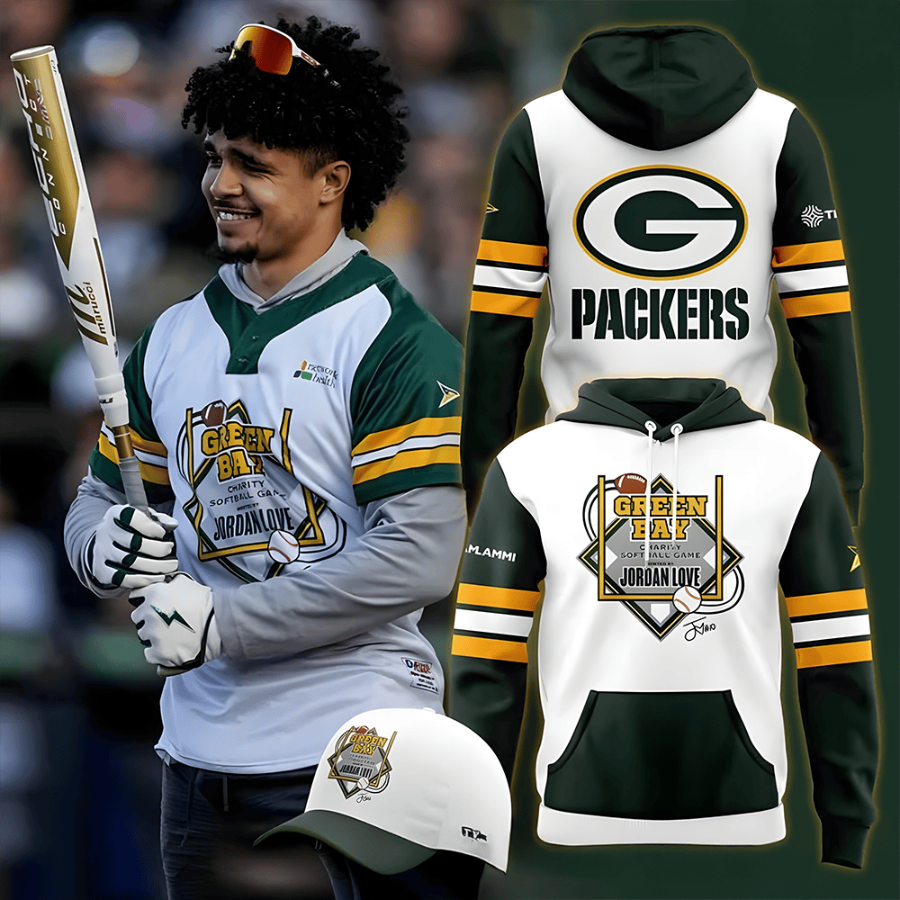 Green Bay Packers x Jordan Love 2025 Limited Edition Hoodie Best Gift For Football Lovers
