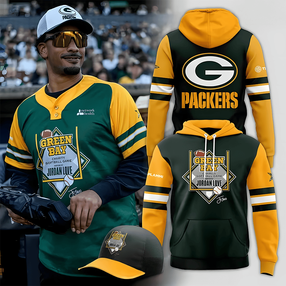 Green Bay Packers x Jordan Love 2025 Limited Edition Hoodie Presents For Football Lovers