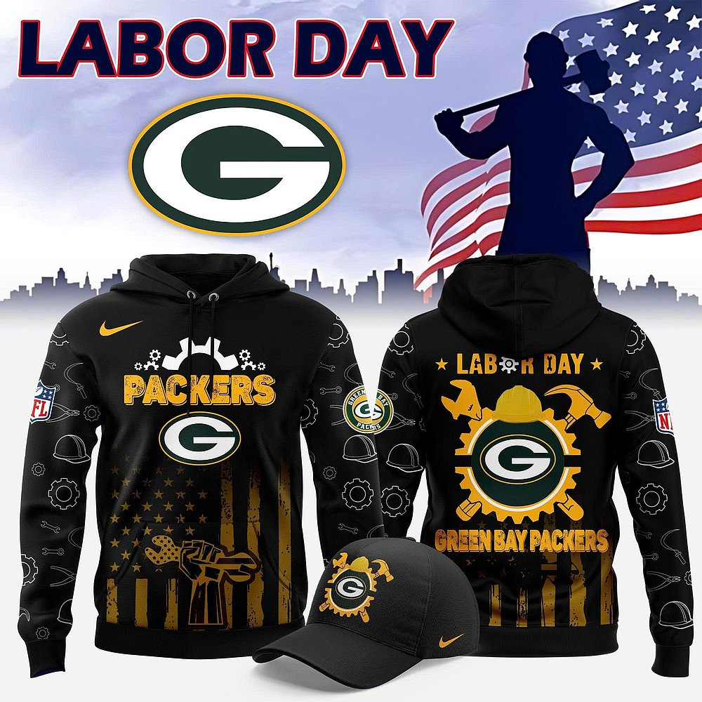 Green Bay Packers x Labor Day Collections 2025 Hoodie