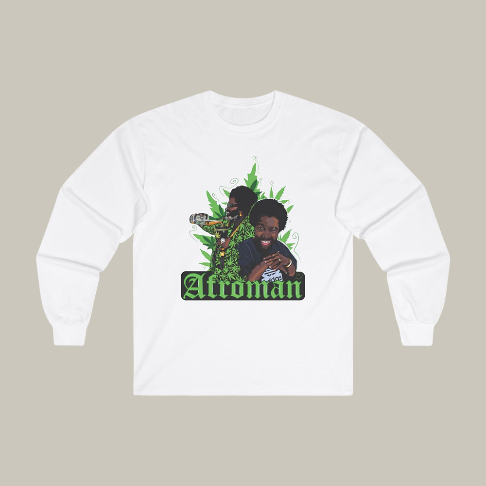 Green Cannabis Afroman Long Sleeve Shirt Rap Music Apparel Gift For Afroman Lovers