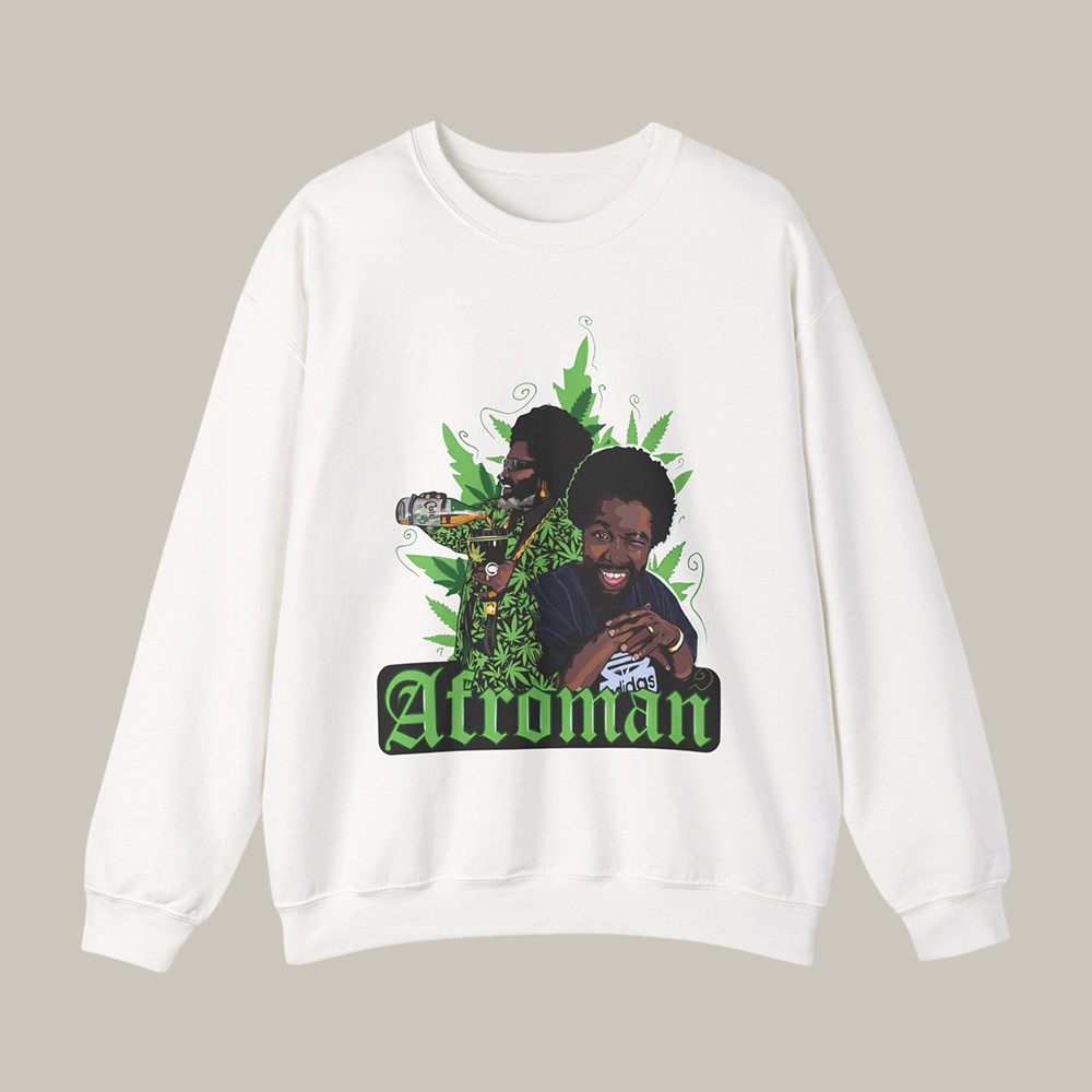 Green Cannabis Afroman Sweatshirt Rap Music Concert Apparel Afroman Lover Merch