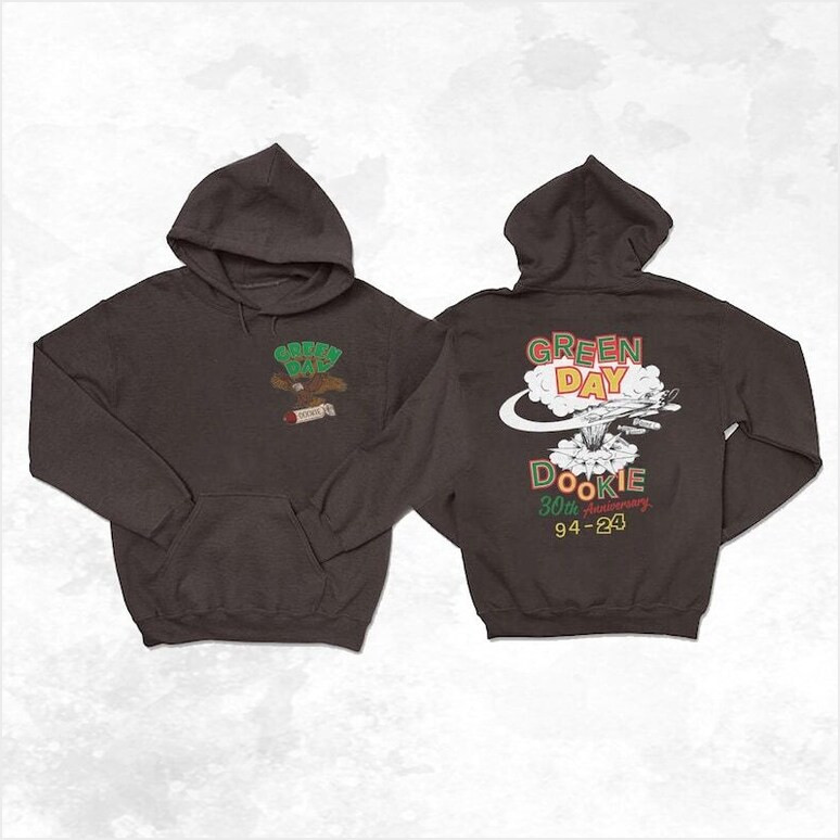 Green Day Dookie 30Th Anniversary Hoodie Tour Hoodie Music Hoodie Premium Hoodie Unisex Hoodie Gifts For Friends