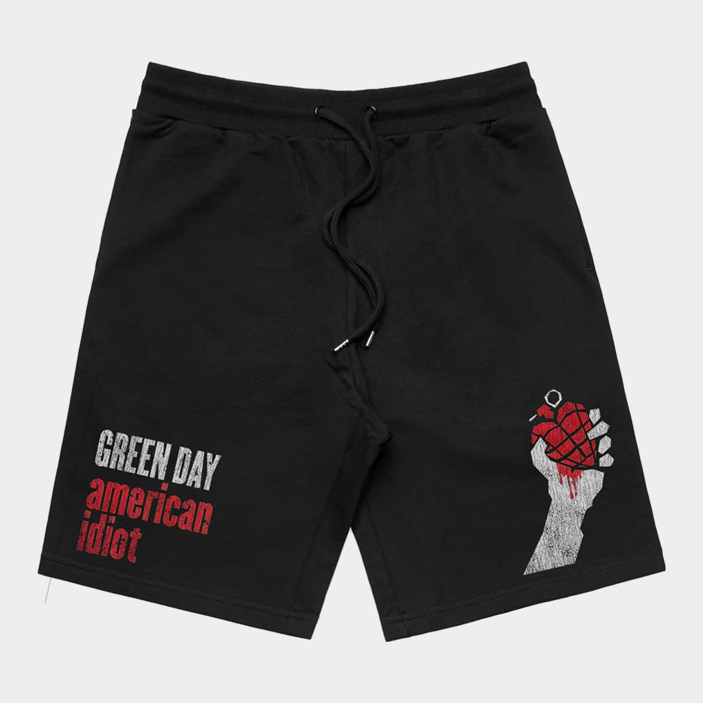Green Day Merch American Idiot Shorts Green Day Apparel Birthday Gift For Brother-1 Green Day Merch American Idiot Shorts Green Day Apparel Birthday Gift For Brother-1