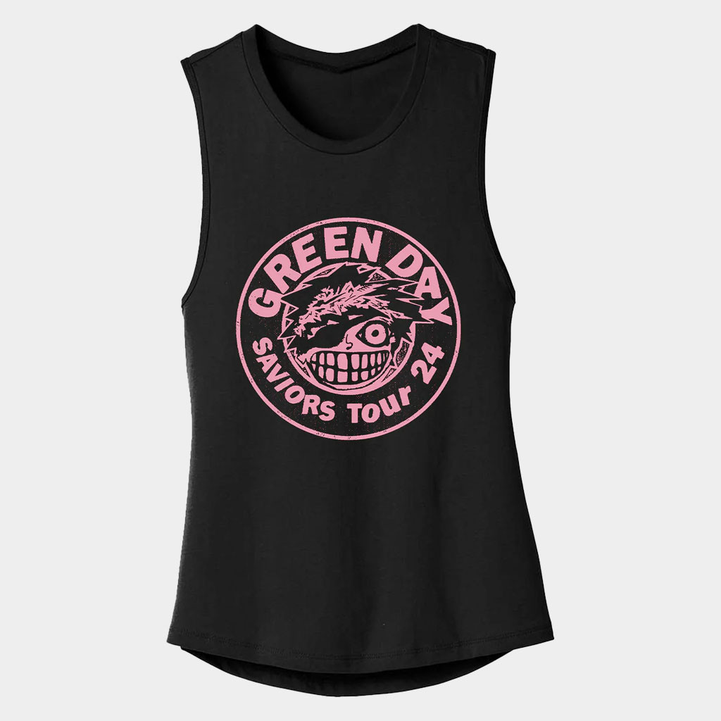 Green Day Merch Bastard Stamp Ladies Tank Green Day Clothing Birthday Gift For Her-1 Green Day Merch Bastard Stamp Ladies Tank Green Day Clothing Birthday Gift For Her-1