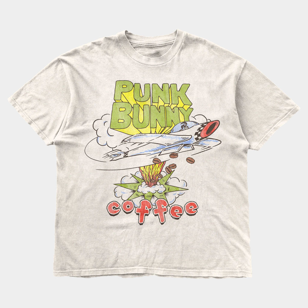 Green Day Merch Punk Bunny Coffee Dookie T-Shirt Green Day Shirt Birthday Ideas For BFF