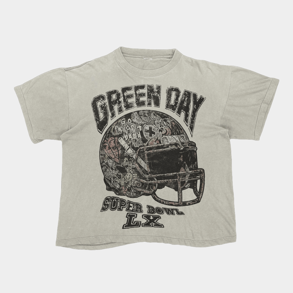 Green Day Merch Super Bowl LX T-Shirt Birthday Gifts For Rock Band Fans