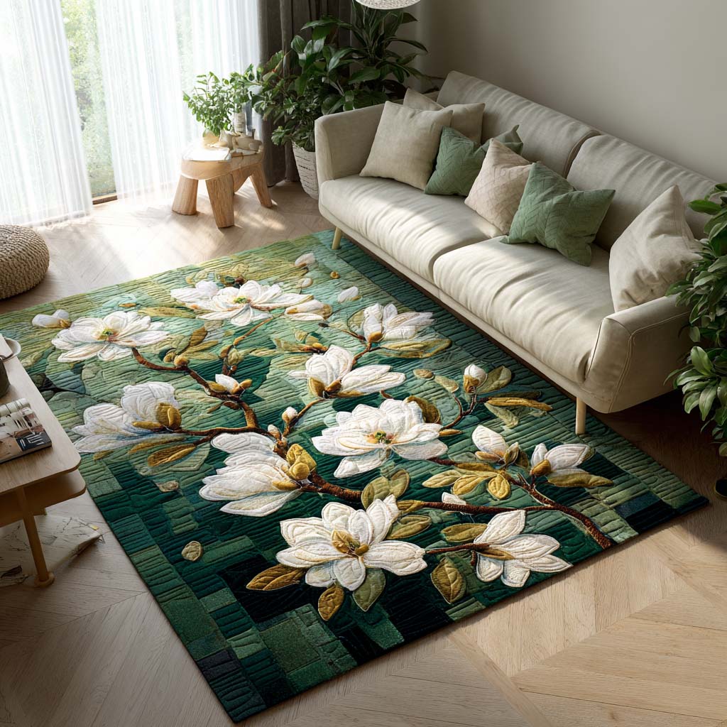 Green Harmony Area Rug Entrance Way Ideas Gifts For The Flower Lover