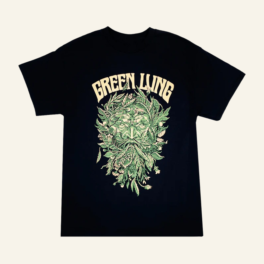 Green Lung Merch Foliate Head Black T-Shirt Best Christmas Gifts For Husband Green Lung Merch Foliate Head Black T-Shirt Best Christmas Gifts For Husband