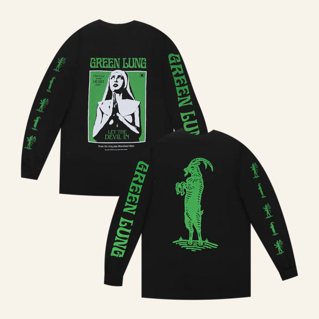 Green Lung Merch Let The Devil In Black Long Sleeve Shirt Music Gift Ideas For Guys Green Lung Merch Let The Devil In Black Long Sleeve Shirt Music Gift Ideas For Guys