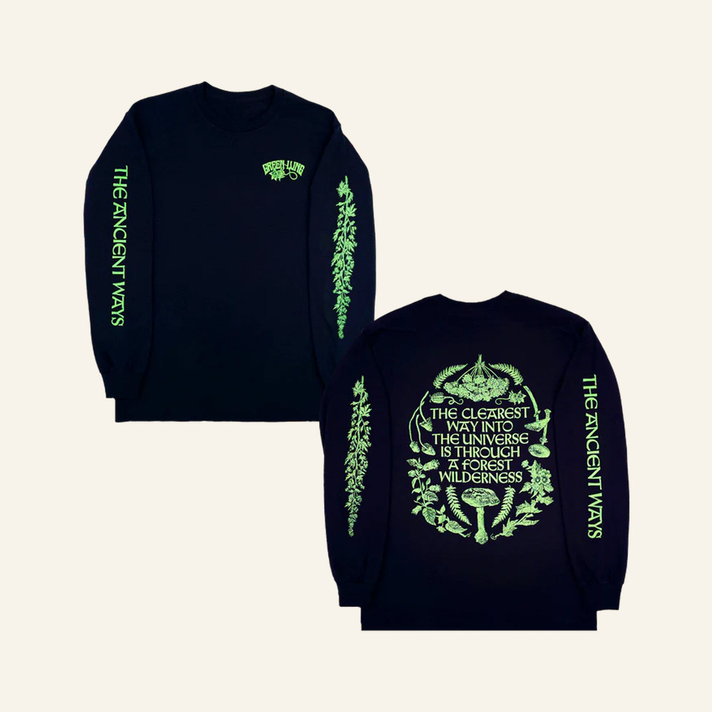 Green Lung Merch The Ancient Ways Black Long Sleeve Shirt Gifts For Music Lovers Green Lung Merch The Ancient Ways Black Long Sleeve Shirt Gifts For Music Lovers