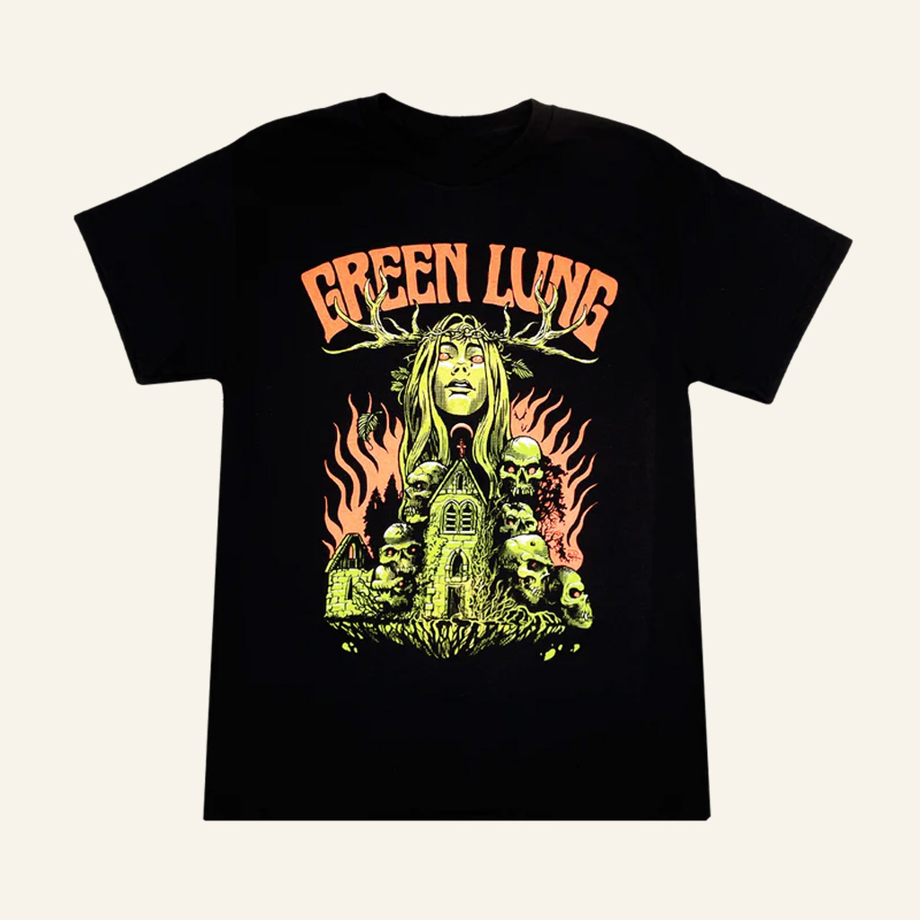 Green Lung Merch The Forest Church Black T-Shirt Christmas Presents For Men Green Lung Merch The Forest Church Black T-Shirt Christmas Presents For Men