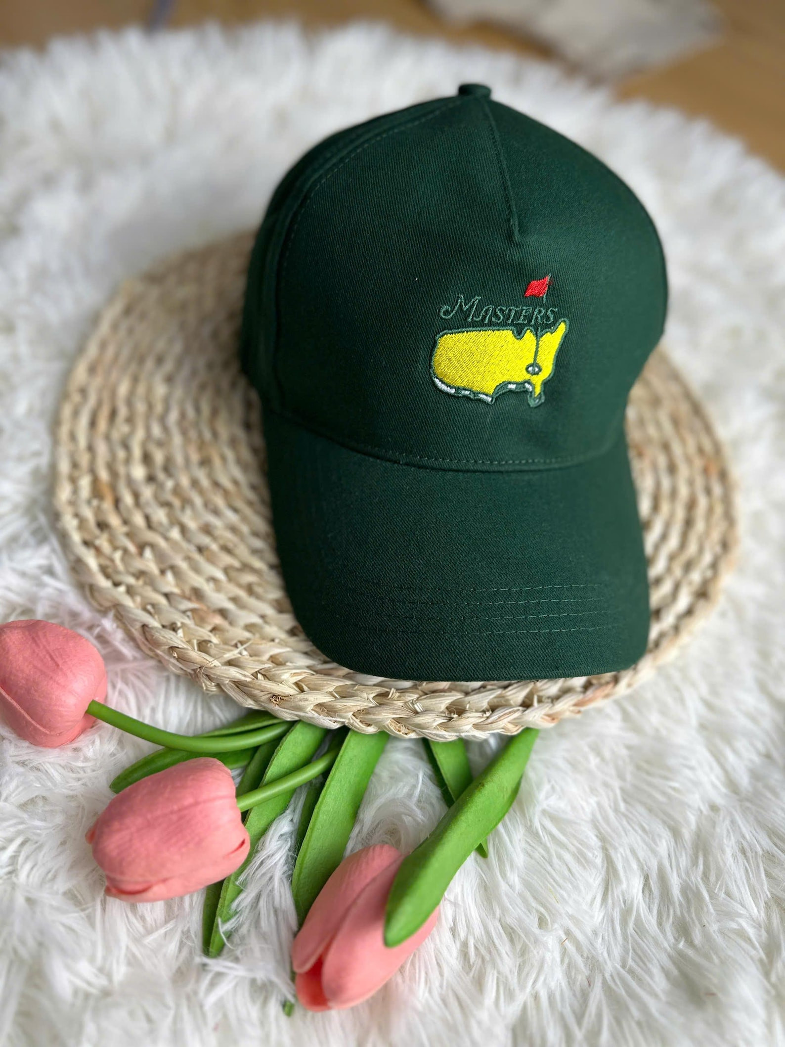 Green Masters Embroidered Baseball Hat Masters Golf Sports Cap Cool Gifts For Dad