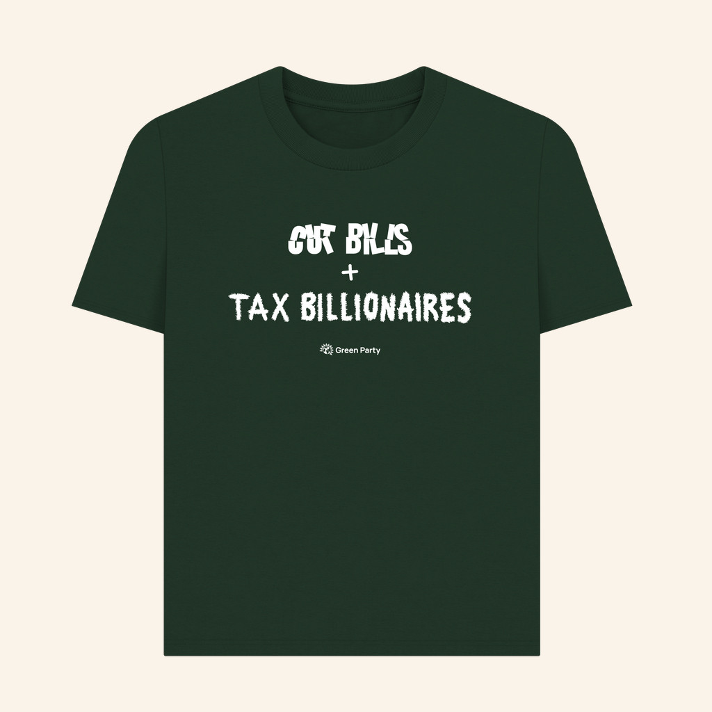 Green Party Merch Cut Bills Tax Billionaires T-Shirt Christmas Gifts For Husband Green Party Merch Cut Bills Tax Billionaires T-Shirt Christmas Gifts For Husband