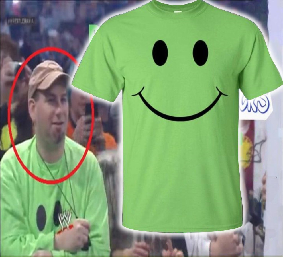 Green Shirt Guy Wwe Smile Boomidiaz In 2023 T-Shirt Special Step Dad Gifts