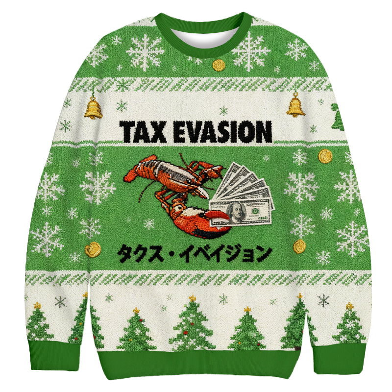 Green Tux Evasion Funny Christmas Ugly Sweatshirt Christmas Gift For Family Green Tux Evasion Funny Christmas Ugly Sweatshirt Christmas Gift For Family