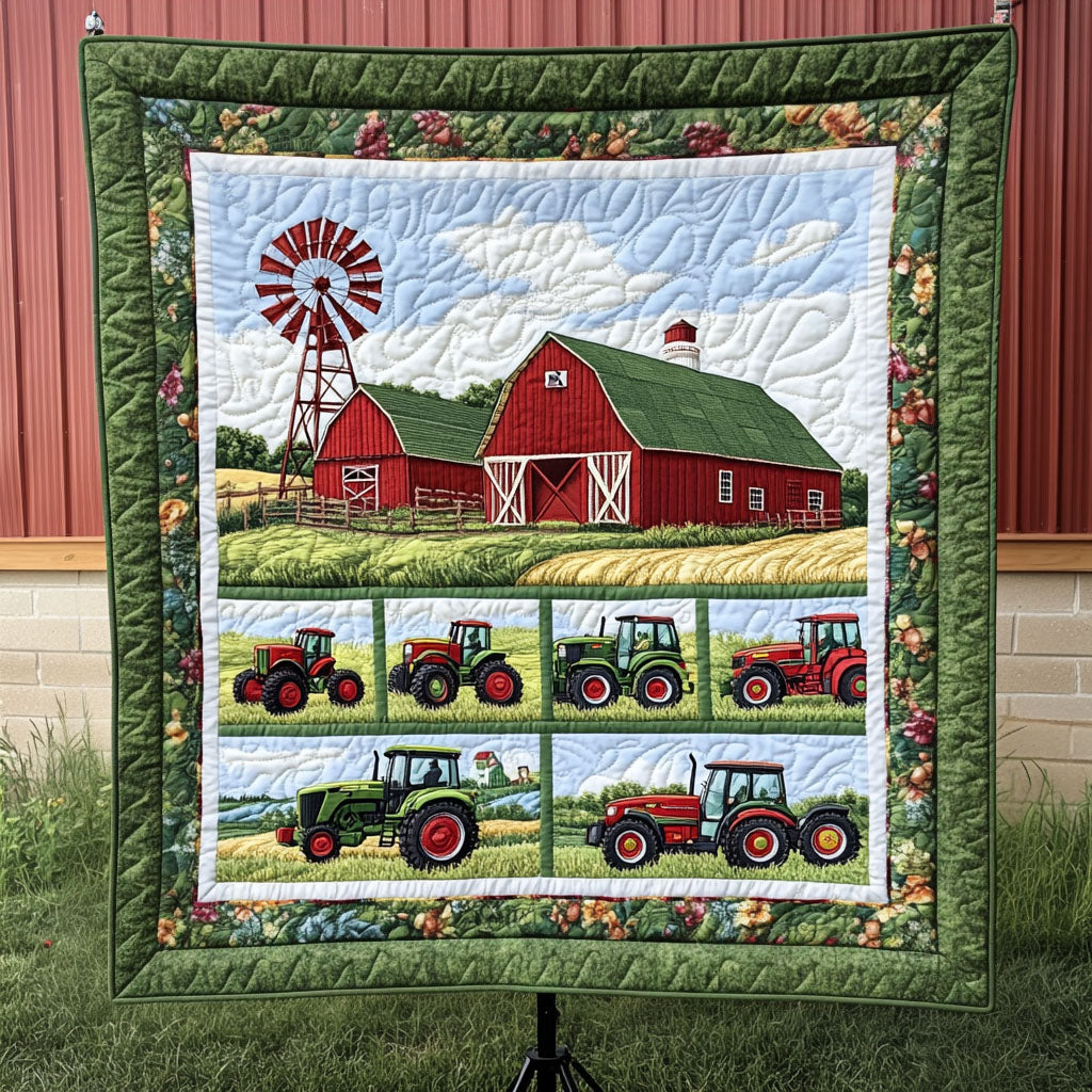 Greenfield Beauty Quilted Blanket Bedroom Decor Christmas Presents For Farmers