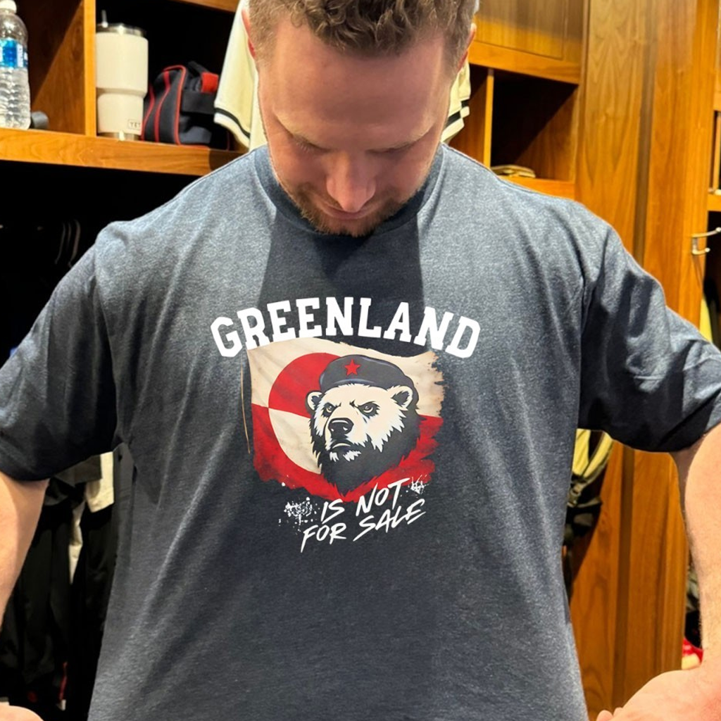 Greenland Is Not For Sale Ice Bear Greenland Flag Shirt Support Greenland Apparel Him Gifts