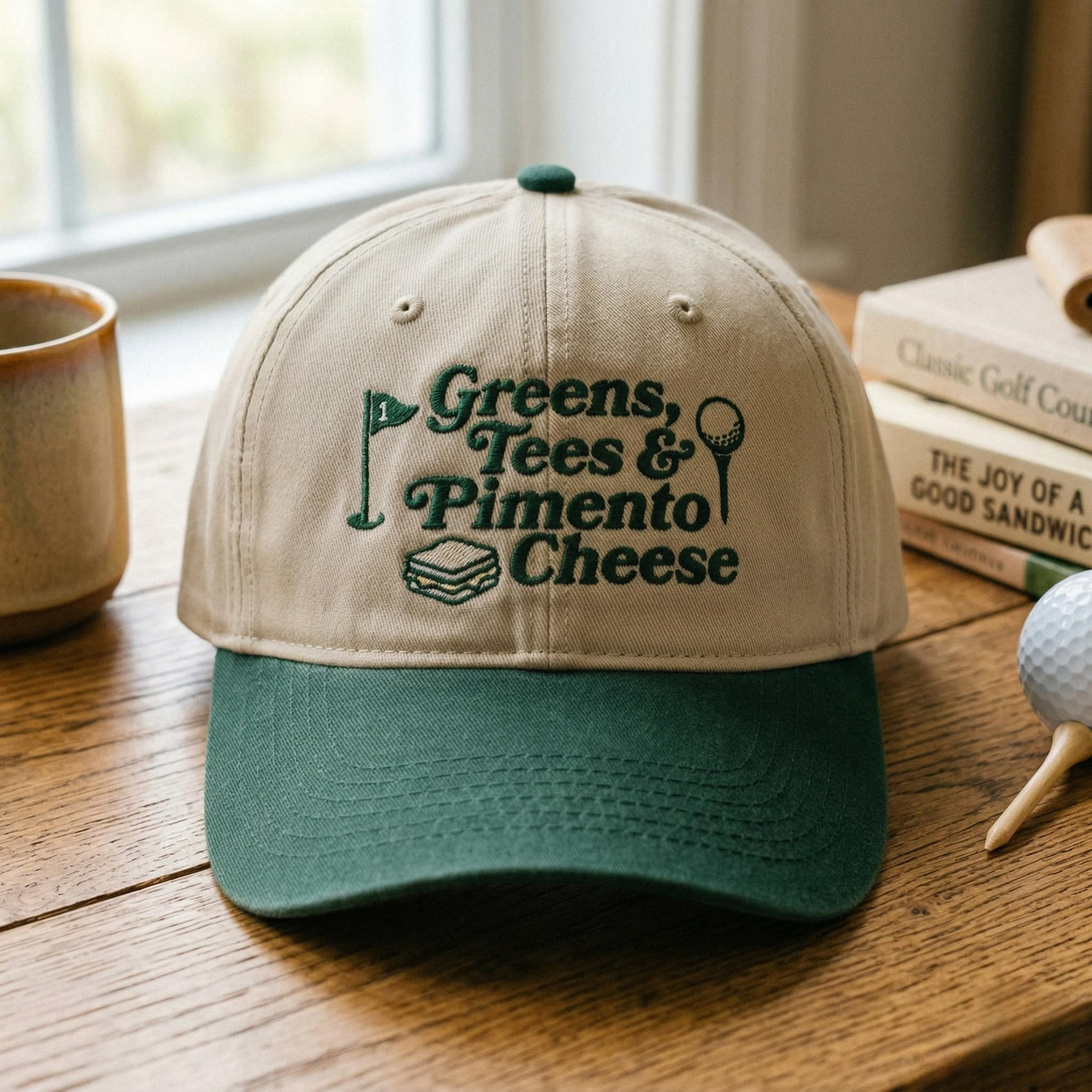 Greens Tees Pimento Cheese Dad Hat Masters Tournament 2026 Hat Gift For Brother