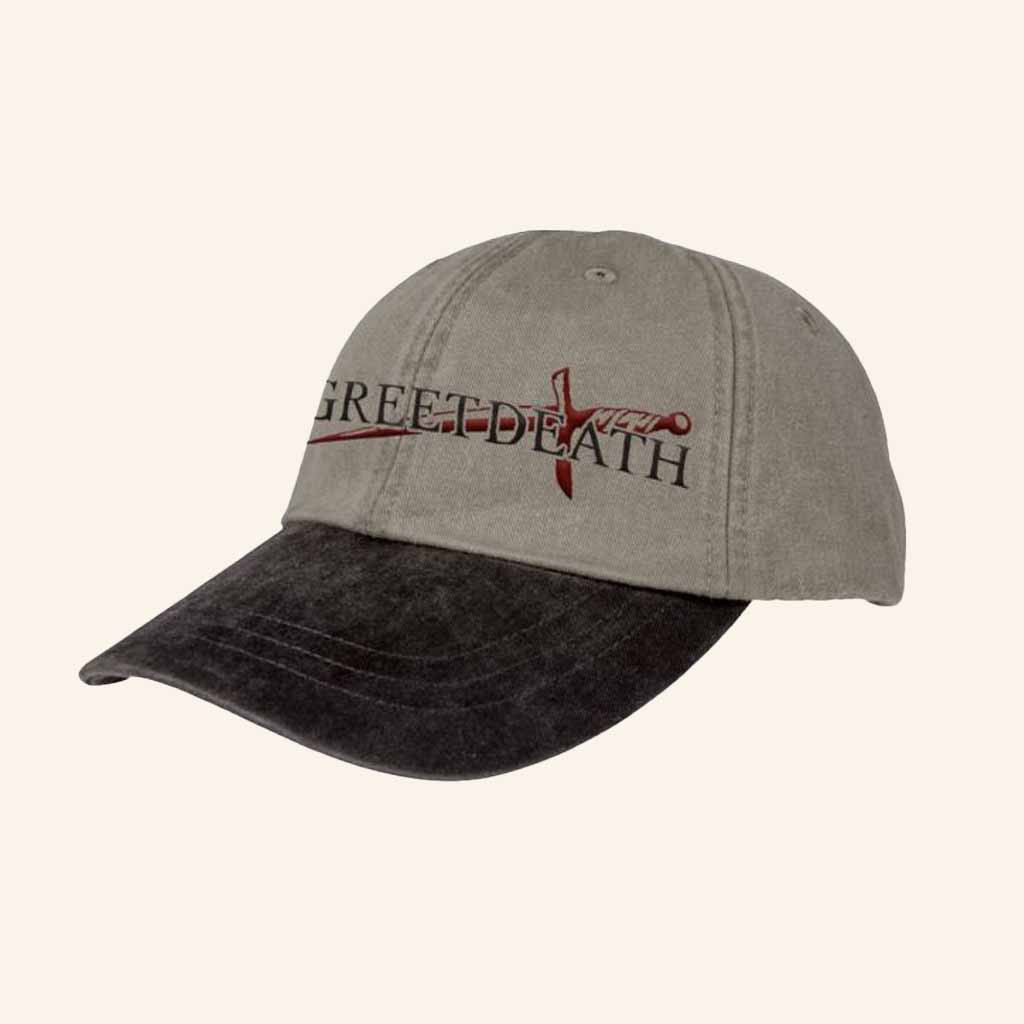Greet Death Merch Dagger Hat Best Gift Ideas For Rock Music Lovers