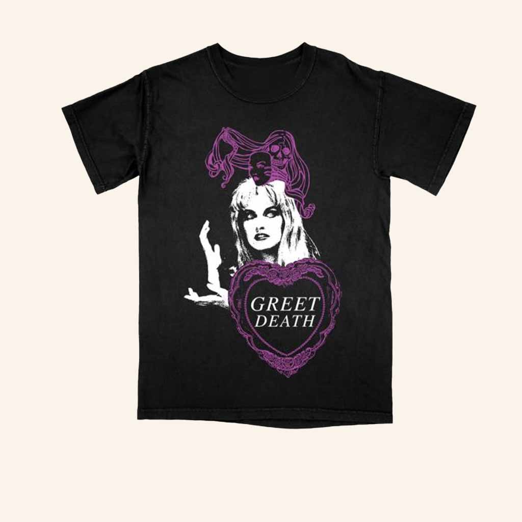 Greet Death Merch Meanwhile Shirt Unique Gift For Rock Band Fans