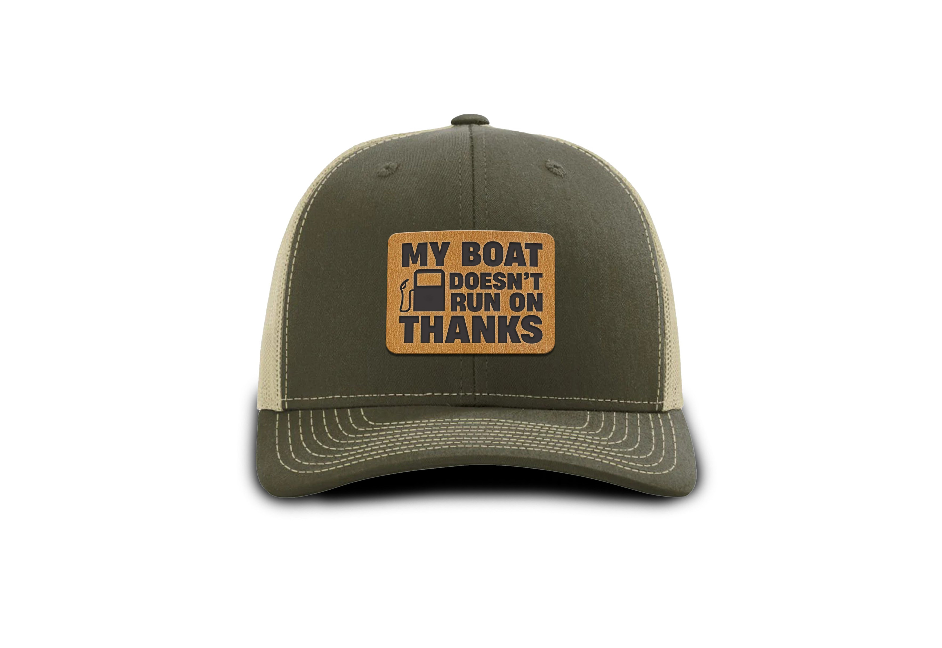 Greg Bibble Merch My Boat Doesn't Run On Thanks Hat Funny Merch Gifts For Enthusiasts