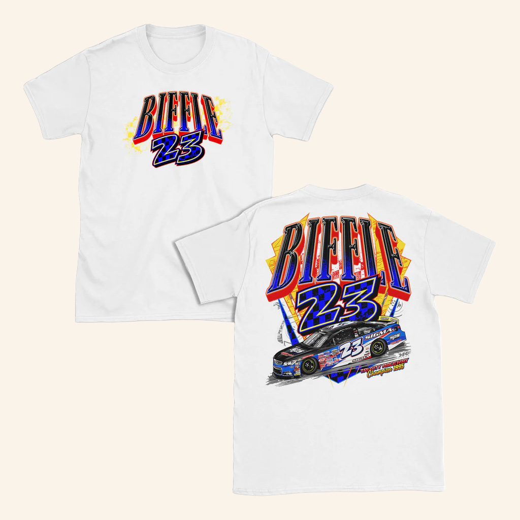 Greg Biffle Merch ARCA Tri City Raceway T-Shirt  Greg Biffle 23 Car Shirt Gifts For Dad