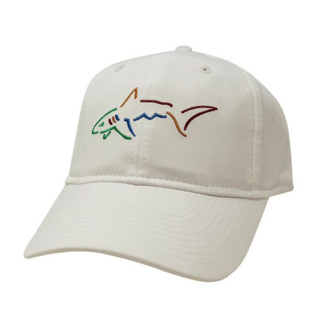 Greg Norman Hat White Embroidered Shark Logo Cap Best Gifts For Dudes Greg Norman Hat White Embroidered Shark Logo Cap Best Gifts For Dudes