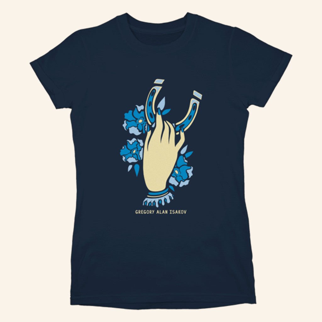 Gregory Alan Isakov Merch Horseshoe Ladies T-Shirt Gifts For Wife