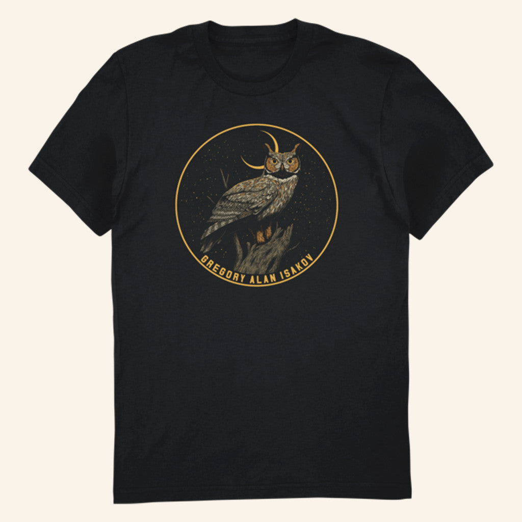 Gregory Alan Isakov Merch Owl T-Shirt Present For Dad Gregory Alan Isakov Merch Owl T-Shirt Present For Dad