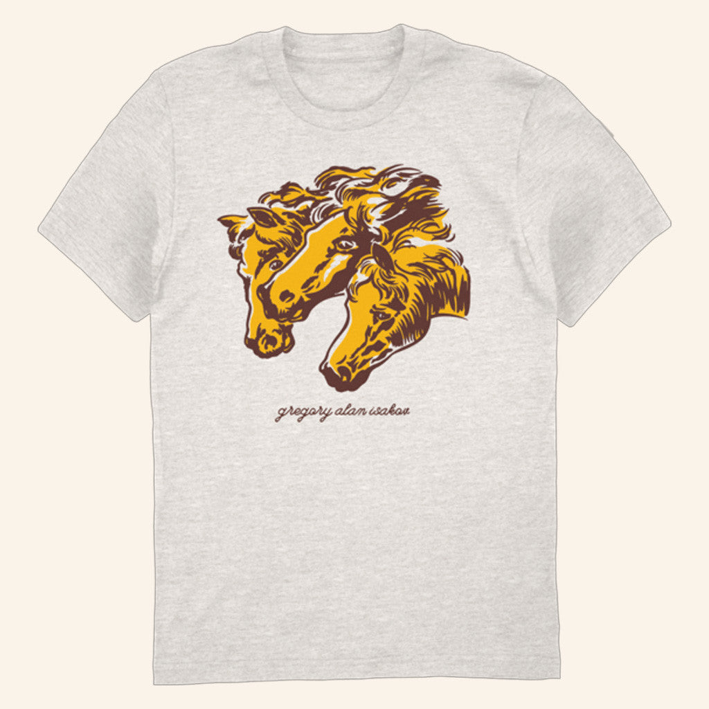 Gregory Alan Isakov Merch Three Horses T-Shirt Gifts For Friends Gregory Alan Isakov Merch Three Horses T-Shirt Gifts For Friends