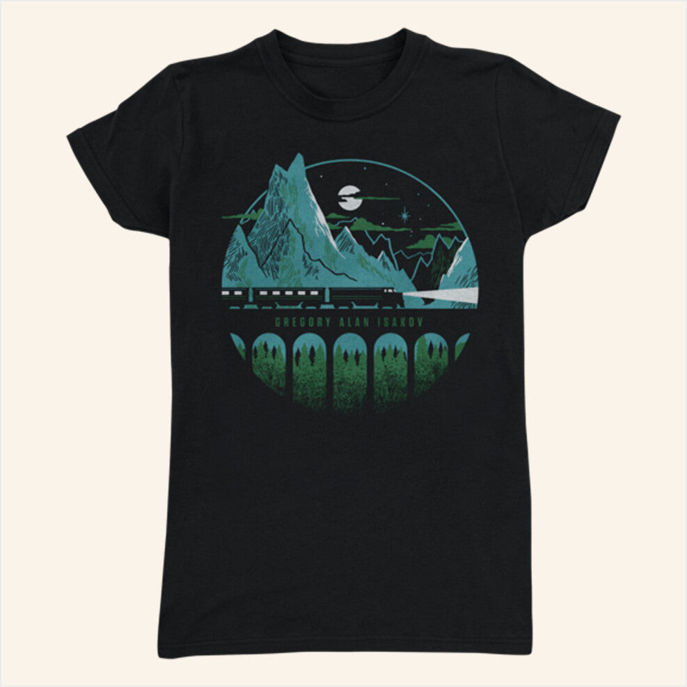 Gregory Alan Isakov Merch Train Ladies T-Shirt Gifts For Girlfriends Gifts For Best Friend