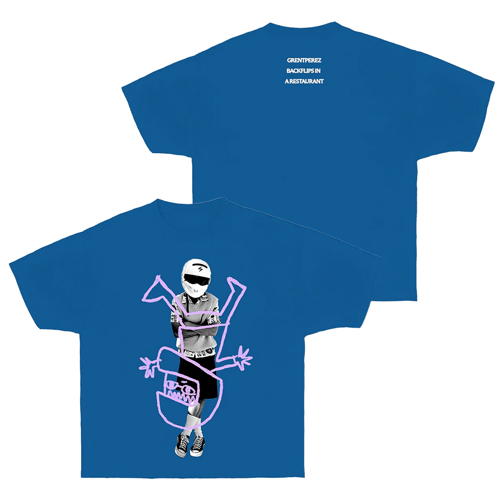 Grentperez Blue Backflips Shirt Trendy Music Tee For Fans Special Gift Idea For Husband