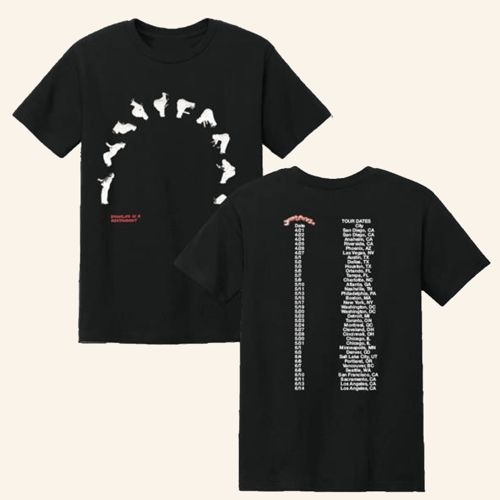 Grentperez Merch Backflips Tour Cities T-Shirt Gifts For Friends