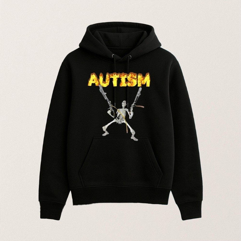 Greta Thunberg Autism Merch Greta Thunberg Autism Skeleton Hoodie