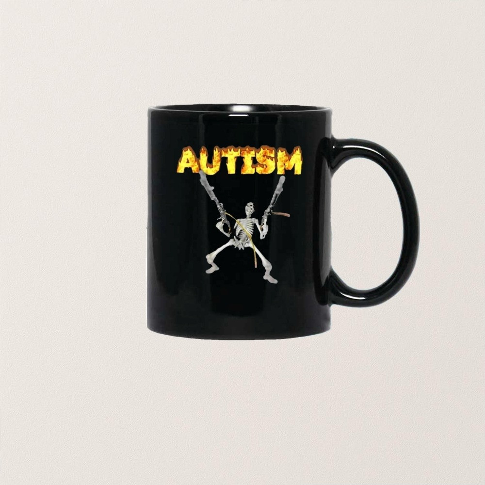 Greta Thunberg Autism Merch Greta Thunberg Autism Skeleton Mug