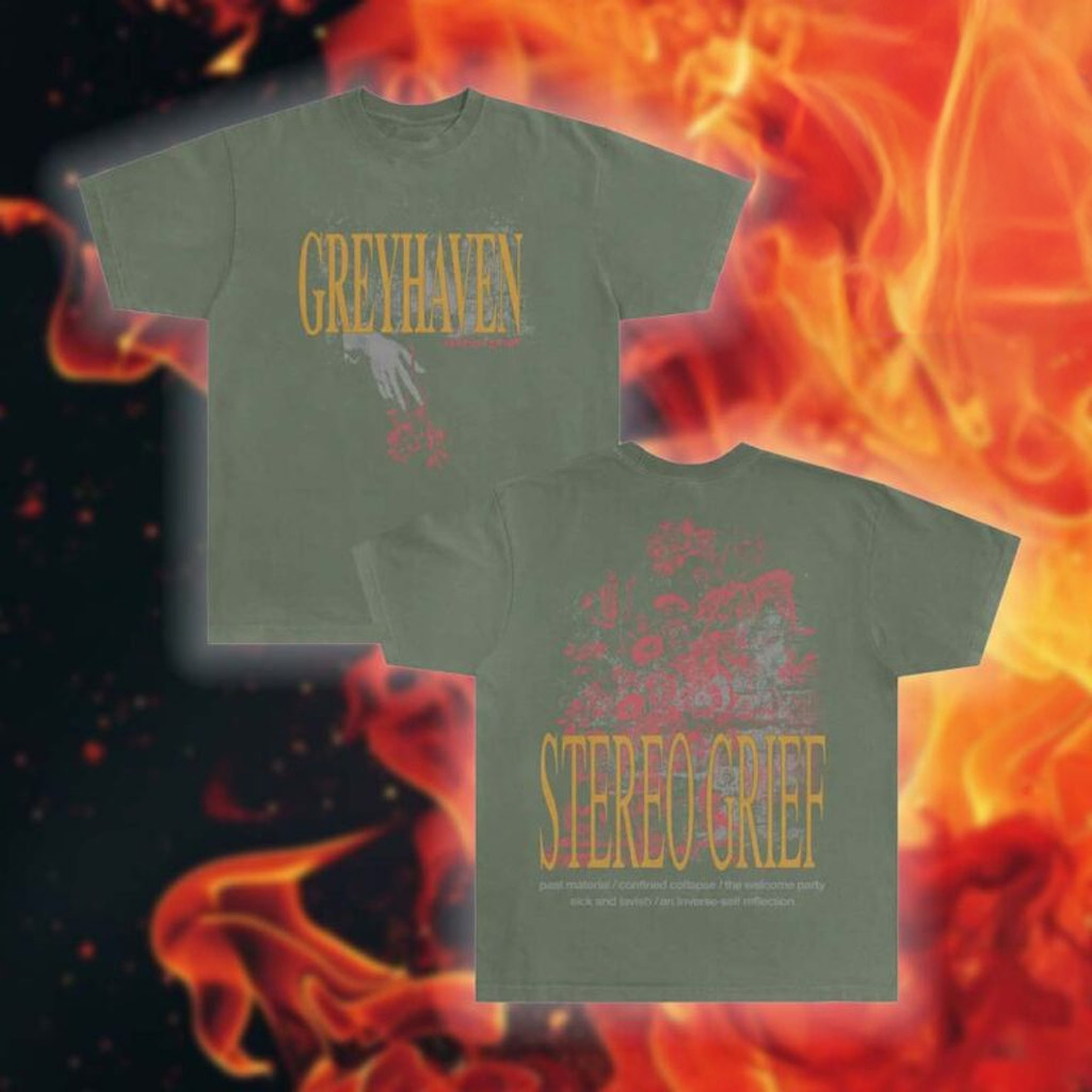 Greyhaven Merch Leftovers Tour Collection Stereo Grief T-Shirt Gifts Ideas For Music Fans