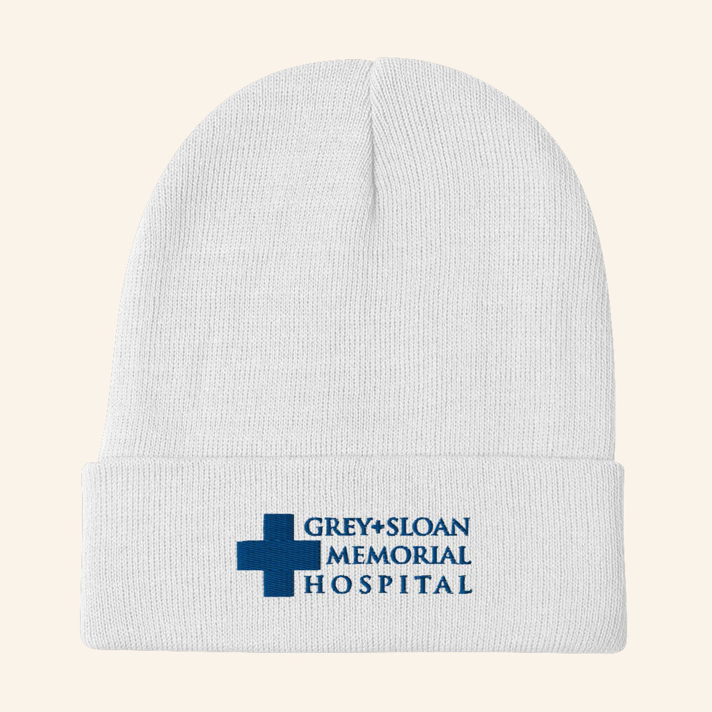 Grey's Anatomy Merch Grey And Sloan Memorial Hospital Beanie Gifts For Dad Grey's Anatomy Merch Grey And Sloan Memorial Hospital Beanie Gifts For Dad