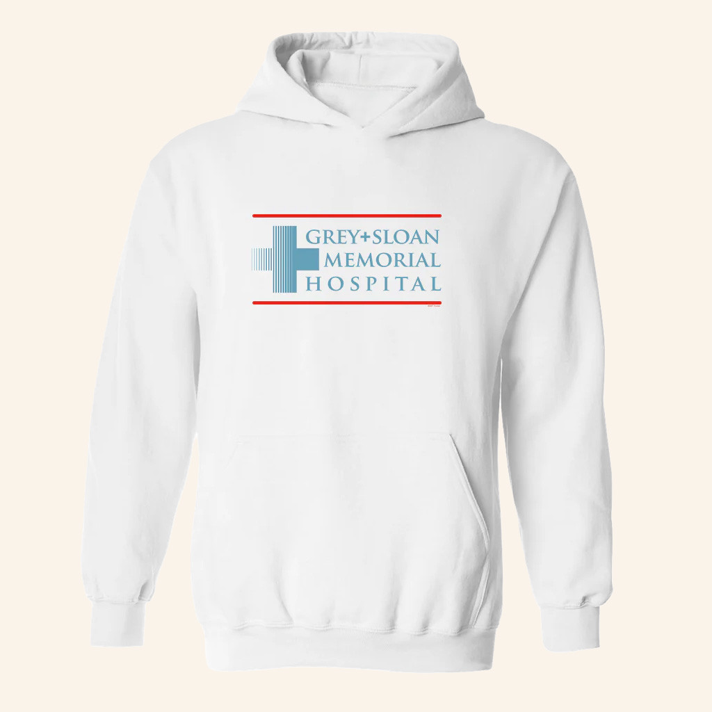 Grey's Anatomy Merch Grey And Sloan Memorial Hospital Hoodie Good Gifts For Him
